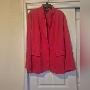 Lane Bryant Vibrant Red Blazer